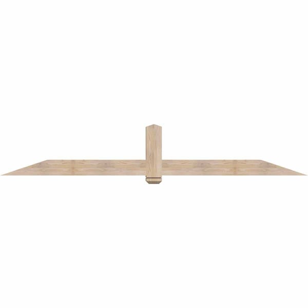 Ekena Millwork Eugene Smooth Timber Gable Bracket, Douglas Fir, 108"W x 18"H x 5 1/2"D x 5 1/2"F, 4/12 Pitch GBW108X18X0606EUG00SDF - main
